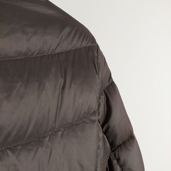 Uniqlo Dark Brown Ultra Light Down Jacket Coat Size Small Approx UK 8 - Picture 14 of 16